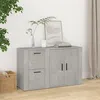 Image de Buffet Gris béton 100x33x59,5 cm Bois d ingénierie