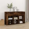Image de vidaXL Buffet, Armoire Latérale, Meuble de Rangement, Organisateur de Salon Salle de Séjour Intérieur, Moderne, Chêne Fumé Bois d'Ingénierie 821009