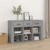 Image de vidaXL Buffet, Armoire Latérale, Meuble de Rangement, Organisateur de Salon Salle de Séjour Intérieur, Moderne, Sonoma Gris Bois d'Ingénierie 821010