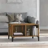 Image de vidaXL Table basse Chêne fumé 60x50x36,5 cm Bois d'ingénierie821041