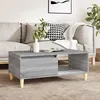 Image de Table basse Sonoma gris 90x50x36,5 cm Bois d ingénierie