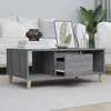 Image de vidaXL Table basse Sonoma gris 90x50x36,5 cm Bois d'ingénierie821066