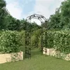 Image de vidaXL Tuinboog 116x45x240 cm staal zwart319350