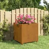 Image de Jardinière avec pieds Rouillé 42x40x43 cm Acier corten