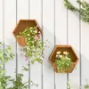 Image de vidaXL Jardinières murales 2 pcs Rouillé Acier corten 30x10x25 cm 823684