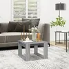 Image de vidaXL Bijzettafel 50x50x35 cm bewerkt hout grijs sonoma eikenkleurig825826
