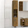 Image de vidaXL Armoire de bain Chêne fumé 30x30x179 cm Bois d'ingénierie825831