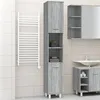 Image de vidaXL Armoire de bain Sonoma gris 30x30x179 cm Bois d'ingénierie825832