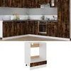 Image de vidaXL Ovenkast Riga 60x46x81,5 cm bewerkt hout gerookt eikenkleurig825834