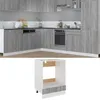 Image de Armoire à four Sonoma gris 60x46x81,5 cm Bois d ingénierie