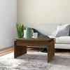 Image de vidaXL Table basse Chêne marron 68x50x38 cm Bois d'ingénierie825842