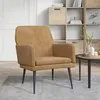 Image de vidaXL Fauteuil 62x79x79 cm fluweel bruin351411