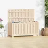 Image de vidaXL Boîte de rangement de jardin 115x49x60 cm Bois massif de pin 823836
