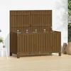 Image de vidaXL Boîte de rangement de jardin Marron miel 121x55x64 cm Bois pin 823846