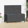 Image de Bois massif Vidaxl gris salon de jardin