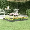 Image de Jardinière Gris 110x110x27 cm Bois massif de pin