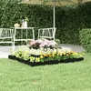 Image de vidaXL Jardinière Noir 110x110x27 cm Bois massif de pin 823875