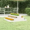 Image de vidaXL Jardinière Blanc 80x80x27 cm Bois massif de pin 823893