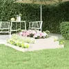Image de vidaXL Jardinière Blanc 110x110x27 cm Bois massif de pin 823900