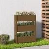 Image de vidaXL Jardinière Marron miel 77x25x104,5 cm Bois massif de pin823937