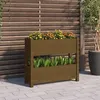 Image de vidaXL Jardinière Marron miel 77x25x66 cm Bois massif de pin823944