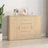 Image de Buffet chêne sonoma 91x29,5x65 cm bois d ingénierie