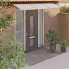Image de Auvent de porte Gris 300x100 cm Polycarbonate