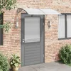 Image de vidaXL Deurluifel 150x75 cm polycarbonaat grijs153579