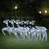 Image de vidaXL 6x Rennes de Noël Décoration de Noël Rennes Illuminés Décoration de Vacances Ornement de Fête Jardin Extérieur Blanc 3154271