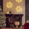 Image de vidaXL Flocons de neige de Noël avec LED 2 pcs Blanc chaud 38x37 cm