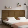 Image de vidaXL Hoofdbord wandmontage 206x3x91,5 cm grenenhout honingbruin824671