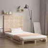 Image de vidaXL Hoofdbord wandmontage 126x3x91,5 cm massief grenenhout824678