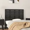 Image de vidaXL Hoofdbord wandmontage 106x3x63 cm massief grenenhout zwart824717