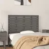 Image de vidaXL Hoofdbord wandmontage 96x3x63 cm massief grenenhout grijs824725