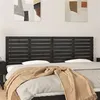 Image de vidaXL Hoofdbord wandmontage 166x3x63 cm massief grenenhout zwart824752