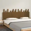 Image de vidaXL Hoofdbord wandmontage 204x3x80 cm grenenhout honingbruin824781