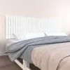 Image de vidaXL Wandhoofdbord 204x3x60 cm massief grenenhout wit824829