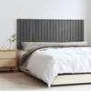 Image de vidaXL Wandhoofdbord 147x3x60 cm massief grenenhout grijs824845