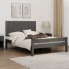 Image de vidaXL Wandhoofdbord 140x3x60 cm massief grenenhout grijs824870