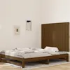 Image de vidaXL Wandhoofdbord 127,5x3x90 cm massief grenenhout honingbruin824891