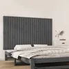 Image de vidaXL Wandhoofdbord 147x3x90 cm massief grenenhout grijs824895