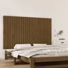 Image de vidaXL Wandhoofdbord 147x3x90 cm massief grenenhout honingbruin824896