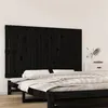 Image de vidaXL Wandhoofdbord 147x3x90 cm massief grenenhout zwart824897