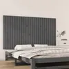 Image de vidaXL Wandhoofdbord 159,5x3x90 cm massief grenenhout grijs824900