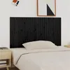 Image de vidaXL Wandhoofdbord 166x3x90 cm massief grenenhout zwart824912