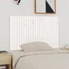 Image de vidaXL Tête de lit murale Blanc 140x3x90 cm Bois massif de pin, tête de lit, tête de lit en bois massif,, tête de lit en bois 824919