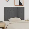 Image de vidaXL Wandhoofdbord 140x3x90 cm massief grenenhout grijs824920