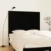 Image de vidaXL Wandhoofdbord 146,5x3x110 cm massief grenenhout zwart824947