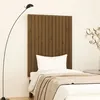 Image de vidaXL Wandhoofdbord 82,5x3x110 cm massief grenenhout honingbruin824956
