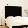 Image de vidaXL Wandhoofdbord 140x3x110 cm massief grenenhout zwart824972